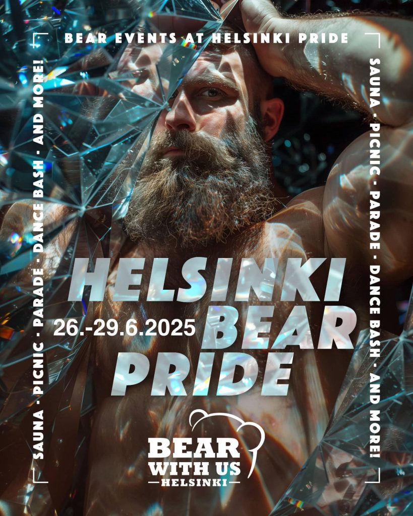 Poster for Helsinki Bear Pride 2025